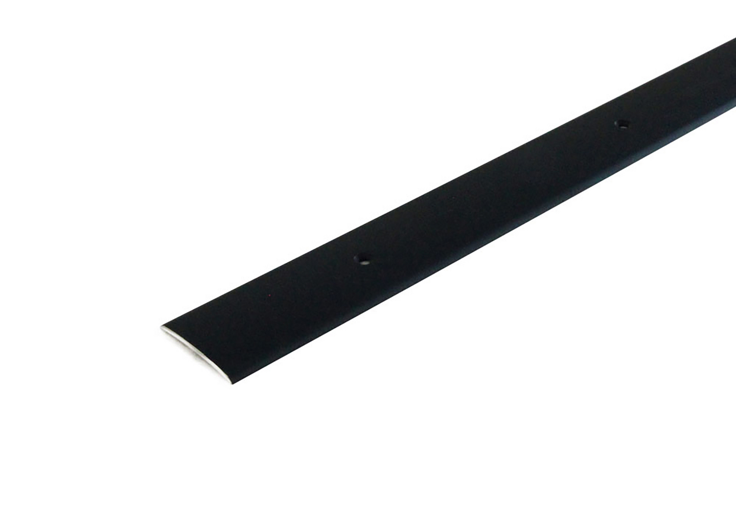 Saumalista 40mm musta-anodisoitu sileä rei’itetty 3000mm