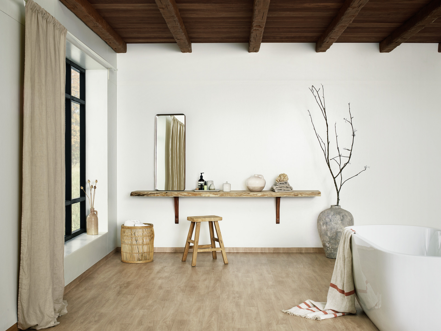 VÅTRUMSVÄGG TARKETT AQUARELLE WALL DS2-SOFT-SUPER WHITE