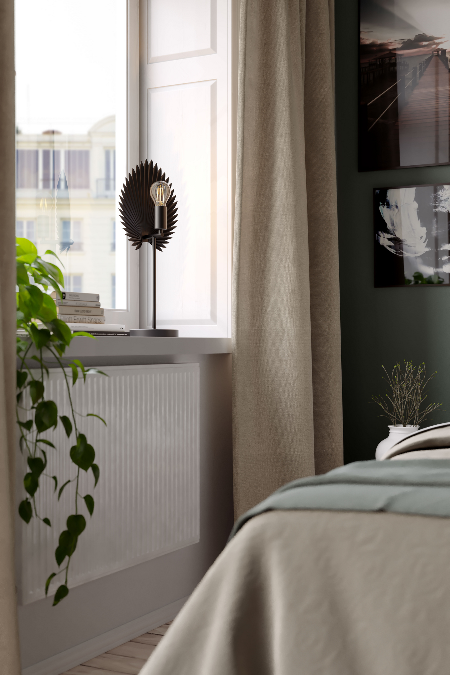 Pöytävalaisin By Rydéns Aruba musta