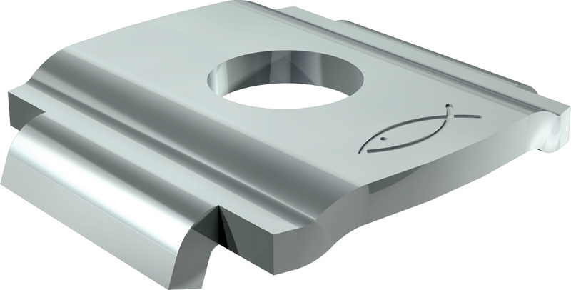 Kiinnityslevy Fischer HK sinkitty 26x31mm halkaisija 8,5mm