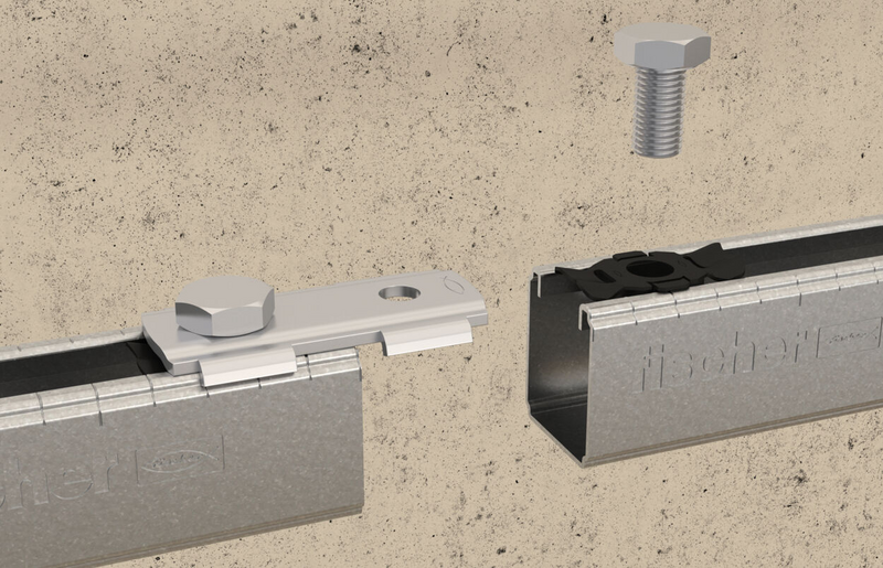 Kiskon jatkolevy Fischer SV sinkitty kierteen halkaisija 8,5mm