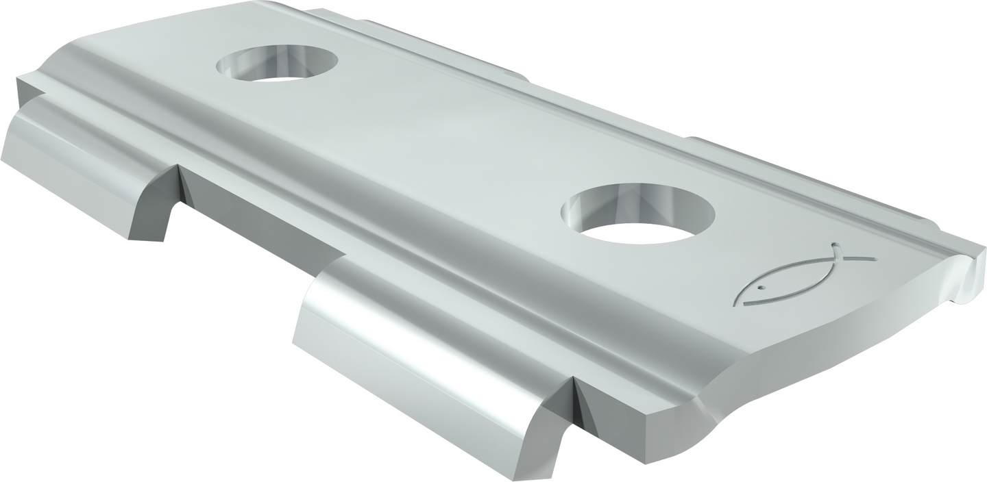 Kiskon jatkolevy Fischer SV sinkitty kierteen halkaisija 8,5mm