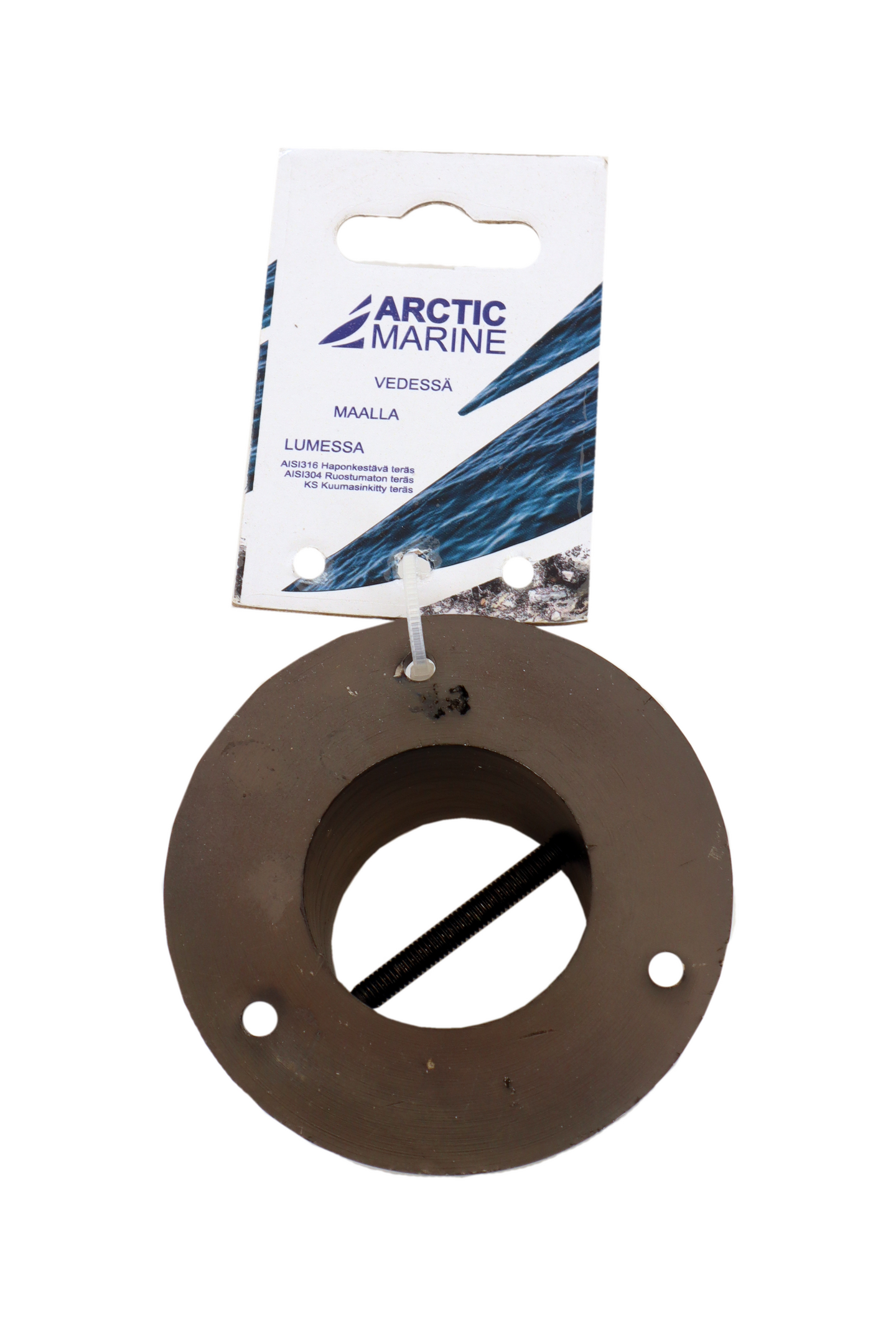 Kaideköyden seinäkiinnike 35mm niklattu messinki musta