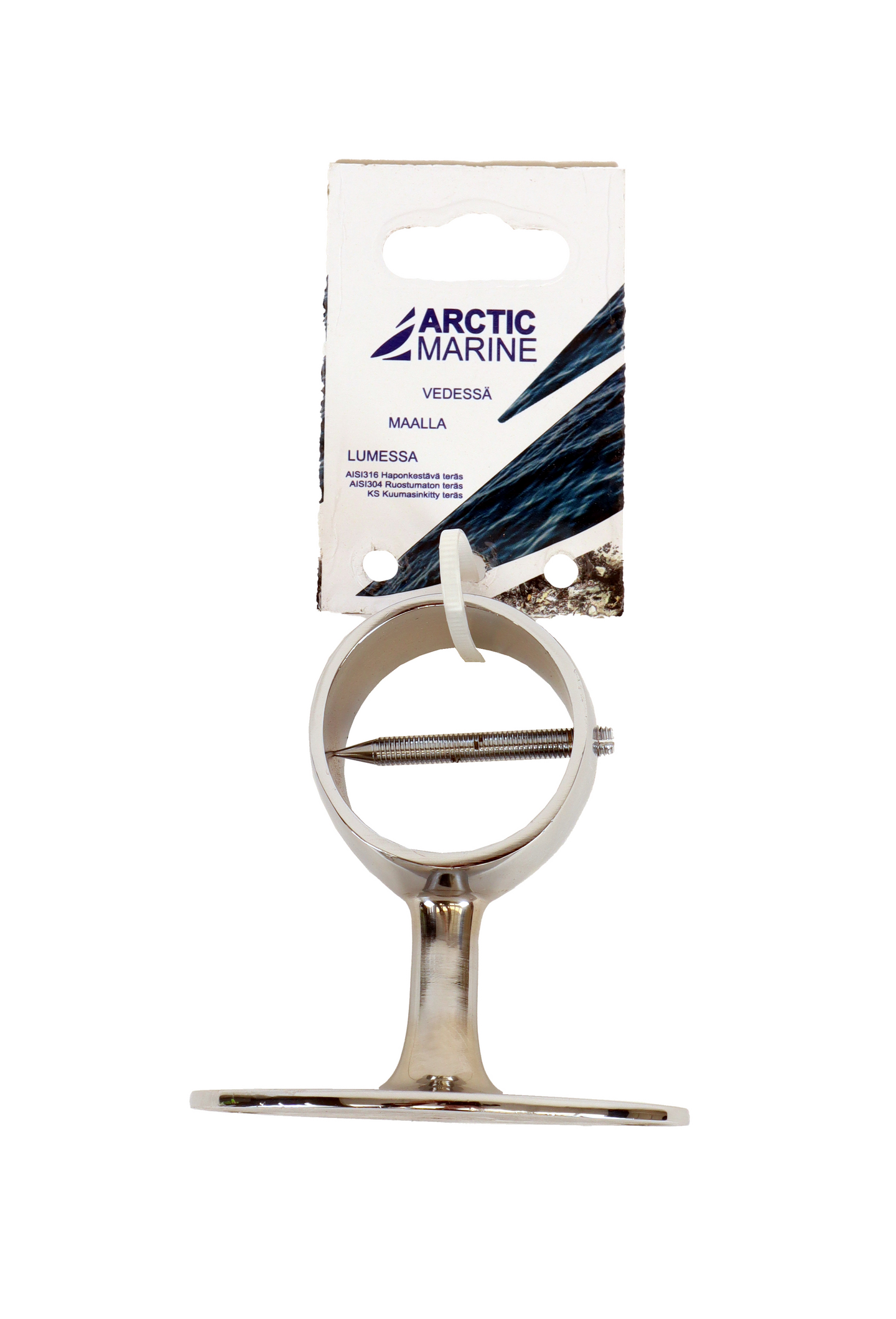 Kaideköyden kannatin 35mm kromattu messinki