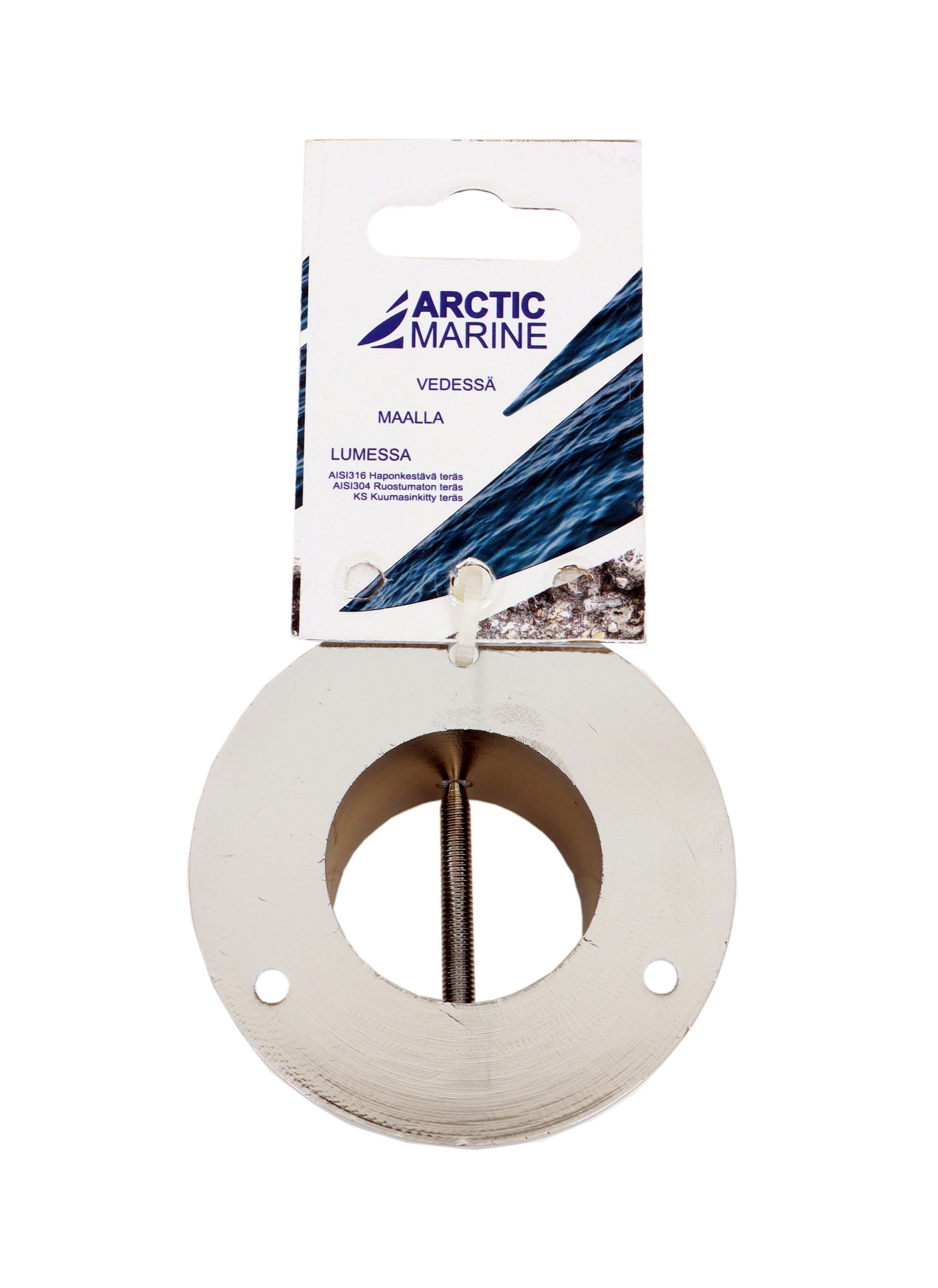 Kaideköyden seinäkiinnike 35mm kromattu messinki