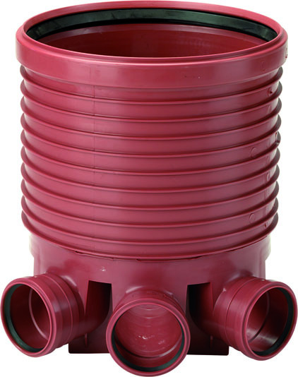 Tarkastuskaivon pohjaosa Uponor 400/200mm risteävä