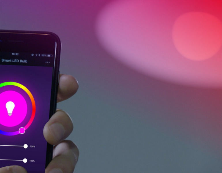 Led-kohdelamppu Woox WiFi lamppu RGB+CCT GU10