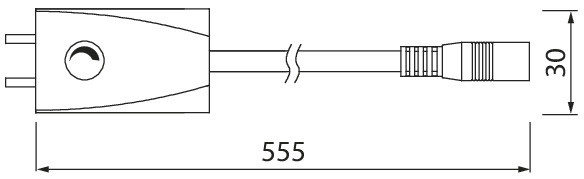 Himmennin Airam Linear liitosjohto 0,5m