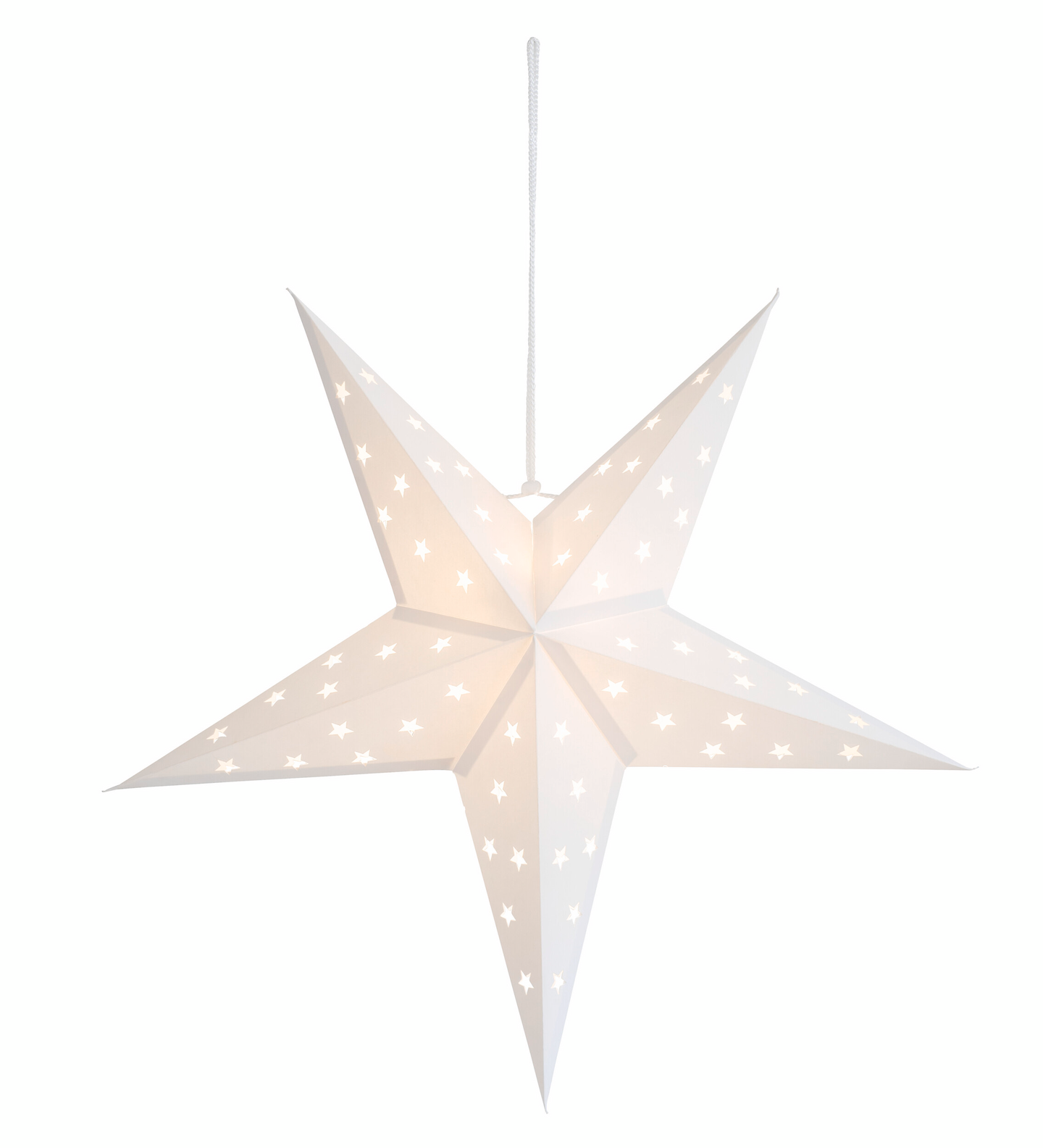 Paperitähti Airam Pello ø 50cm valkoinen