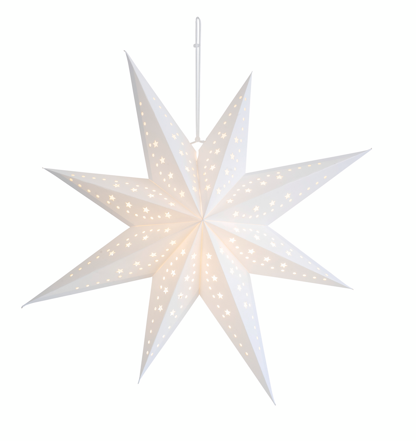 Paperitähti Airam Kaamos 58 cm, valkoinen