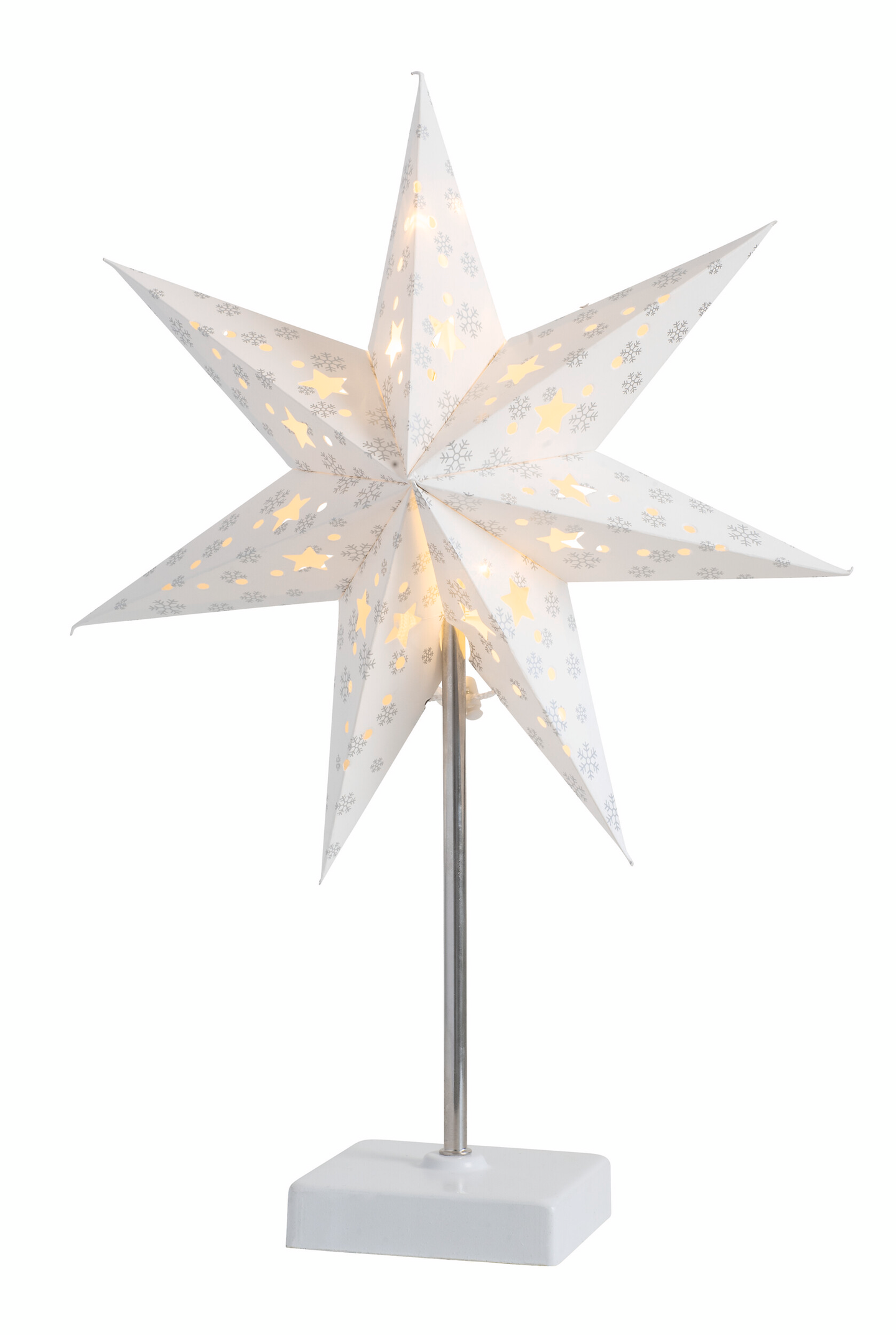 Paperitähti pöytävalaisin Airam Lappi paristokäyttöinen