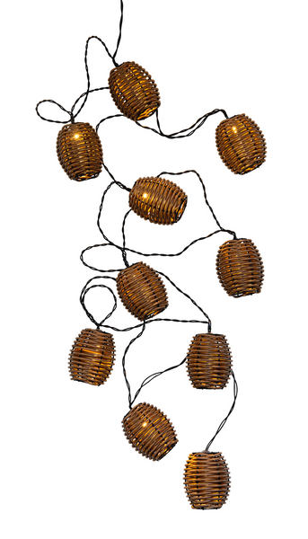 Rottinkikyhtysarja Airam Santorini ruskea