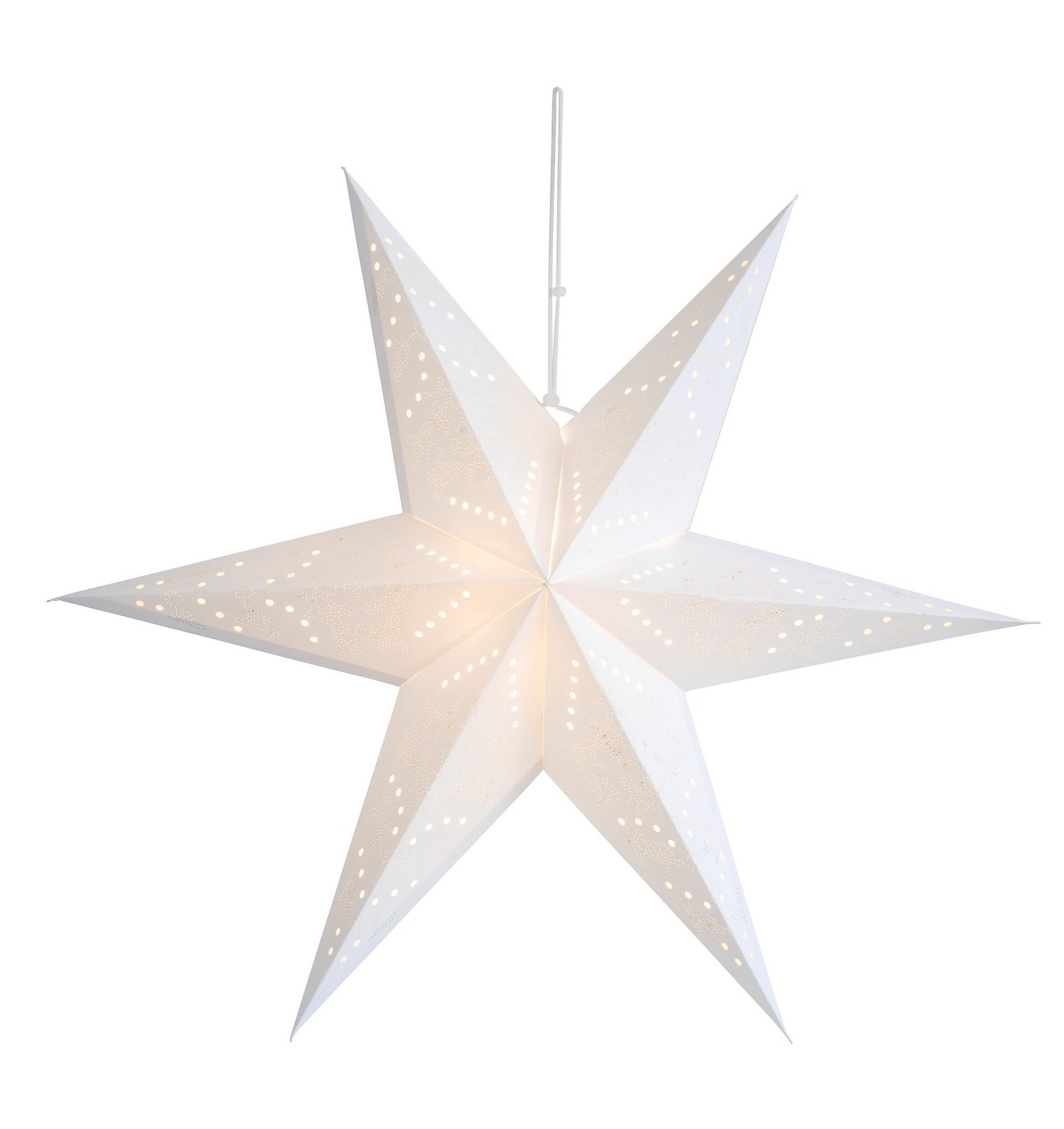 Paperitähti Airam Ruska 58cm valkoinen