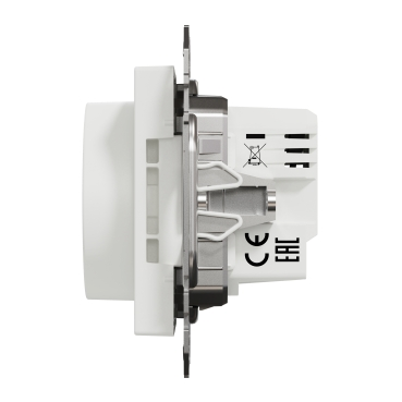 Wiser Exxact valonsäädin Schneider Electric kiertonupilla Valkoinen