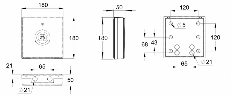 Turvavalaisin Teknoware Linespot II Y9971W yksittäispakattu