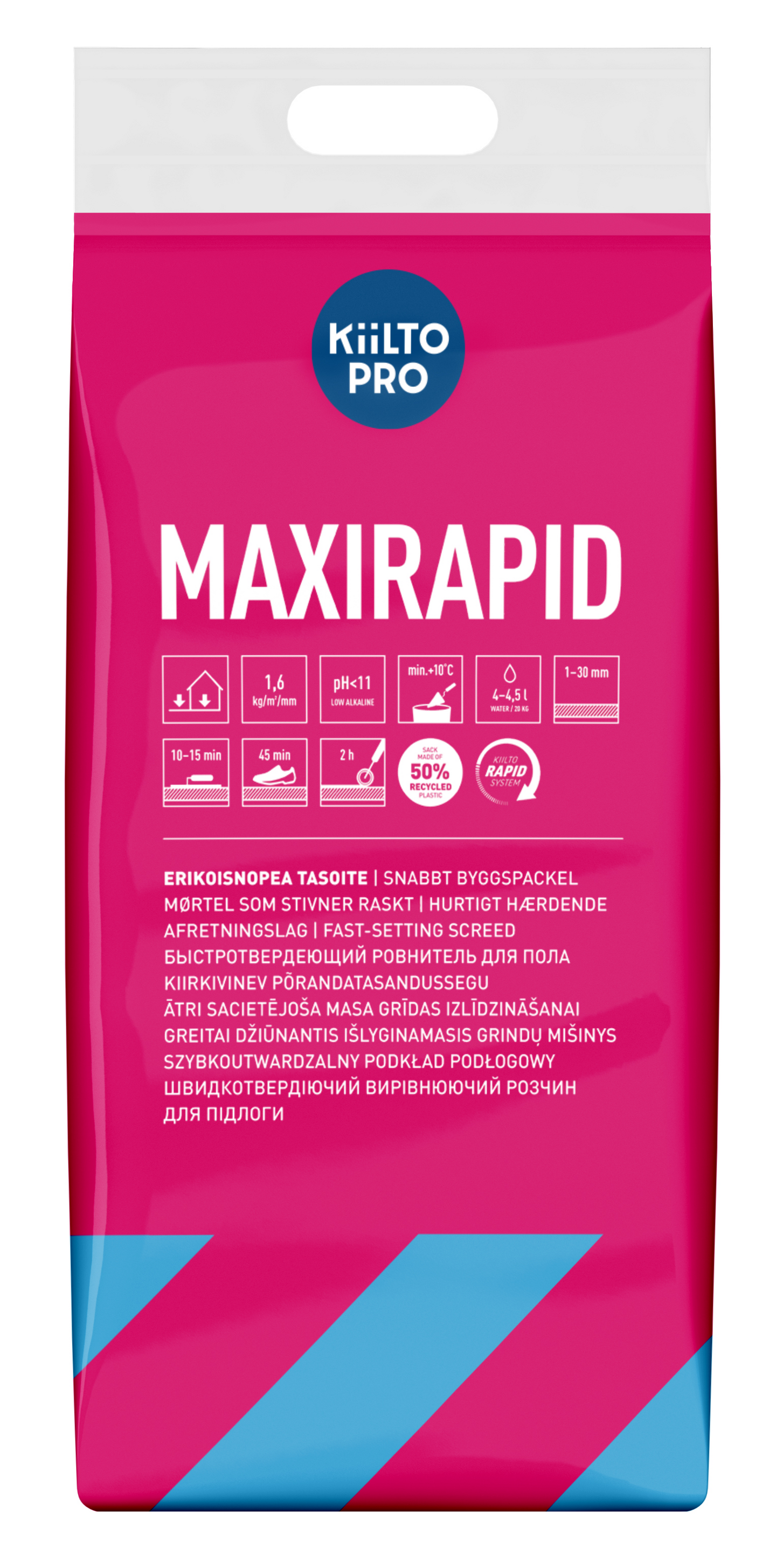 Pikatasoite Kiilto Maxirapid 20kg 1-30mm