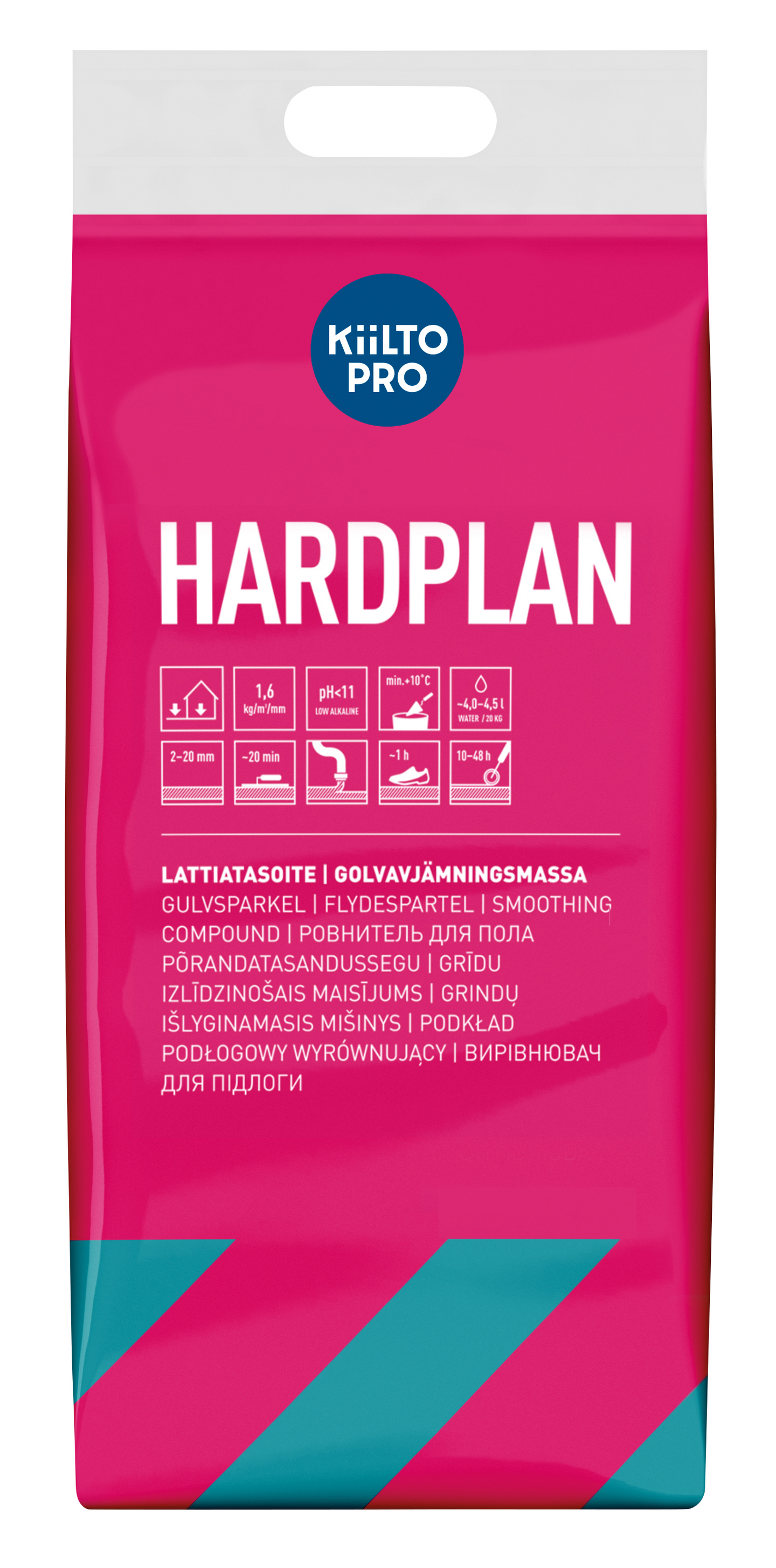 Pintatasoite Kiilto HardPlan 20kg 2-20mm