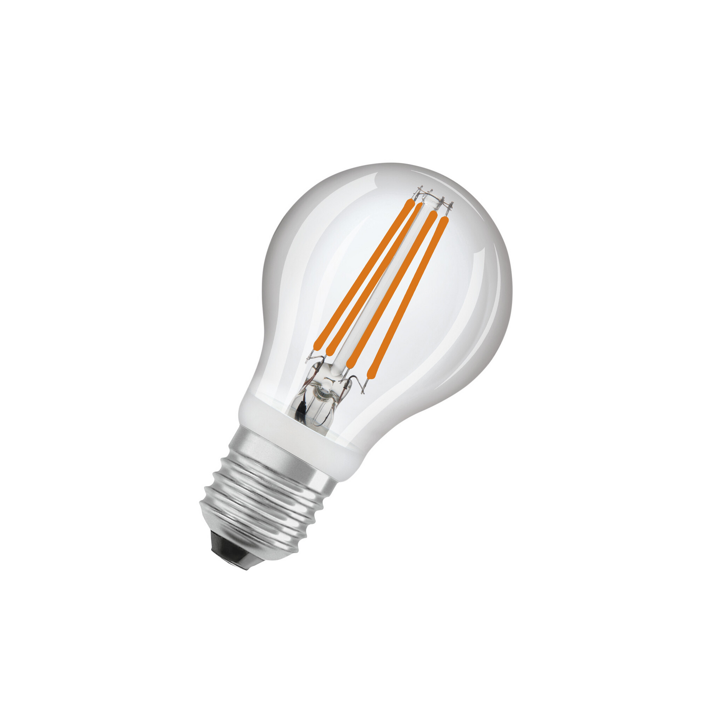 Led-liiketunnistinlamppu OSRAM STAR+ CLA 806lm 2700K E27 kirkas lasi
