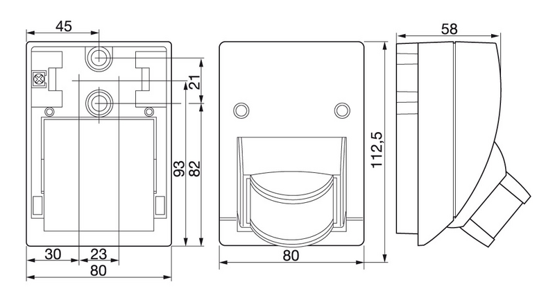 PIR-liiketunnistin STEINEL IS2160 600W IP54 seinä valkoinen