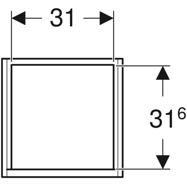 Korkea kaappi IDO Sense Art L36,6xK172,5xS36cm 2 ovella ja avohyllyllä valkoinen