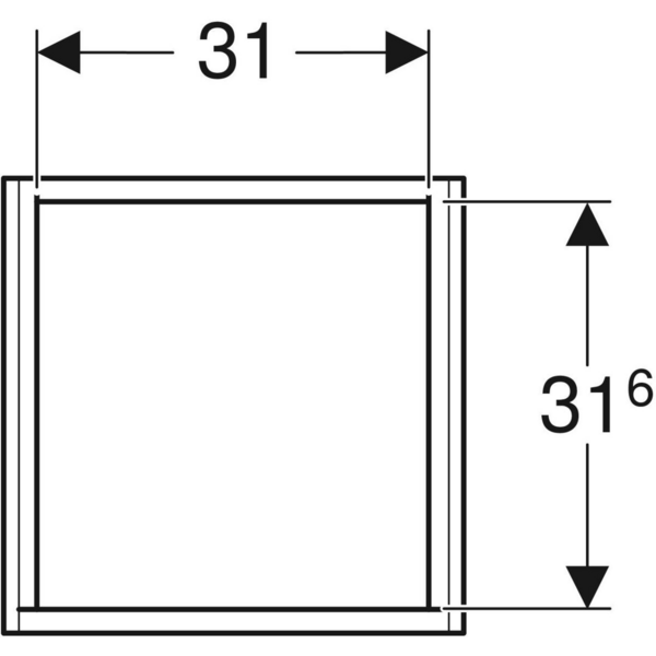 Puolikorkea kaappi IDO Sense Art L36,6xK103,8xS36cm valkoinen