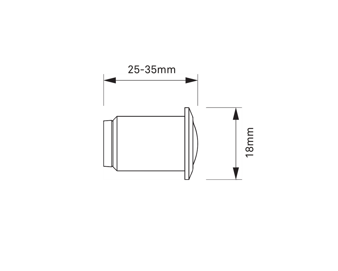 Led-valosarja Highline Spot 6-osainen