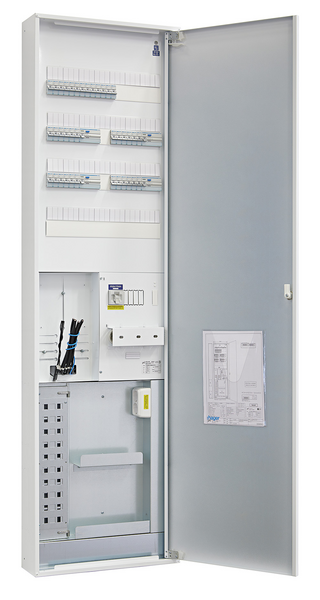 Data-mittauskeskus UTU uppo/pinta Boxer IT-osalla 3836J2T 2T V 63A IP30