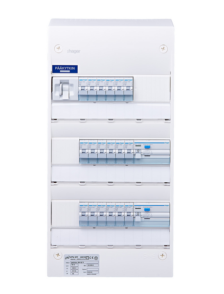 Ryhmäkeskus UTU Pointer pinta 3418 V 35A IP30 polystyreeni