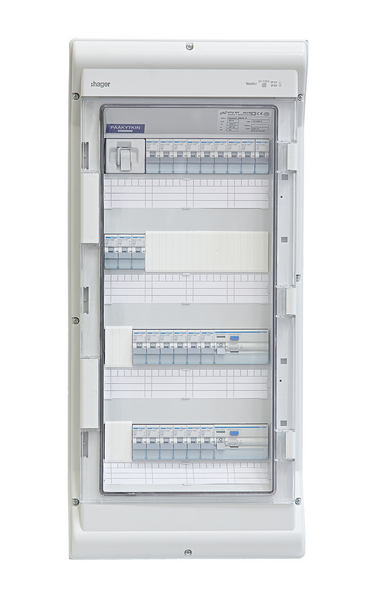 Ryhmäkeskus UTU Basset 3824 V 50A IP44 polystyreeni