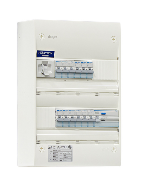 Ryhmäkeskus UTU Pointer pinta 3412 V 35A IP30 polystyreeni