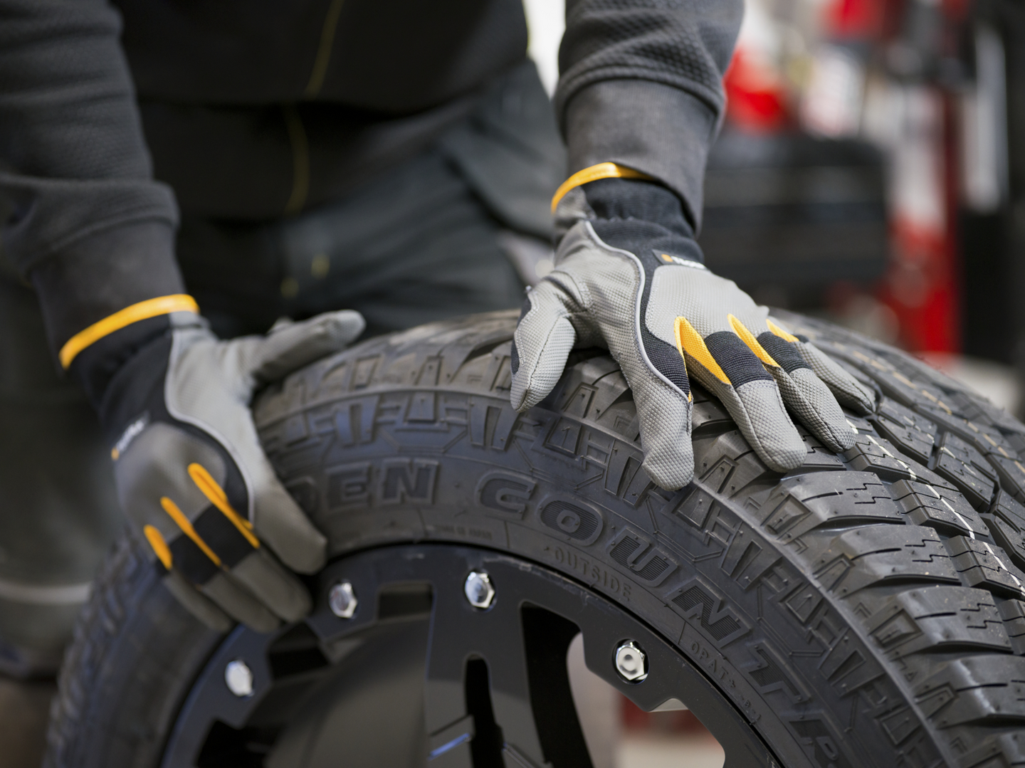 Käsineet TEGERA 9125 PRO Microthan puolivuori