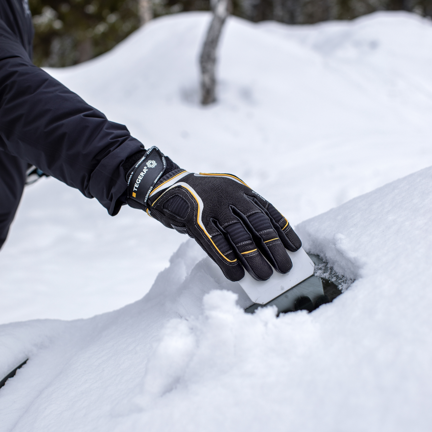 Nahkakäsineet talvi TEGERA 7797