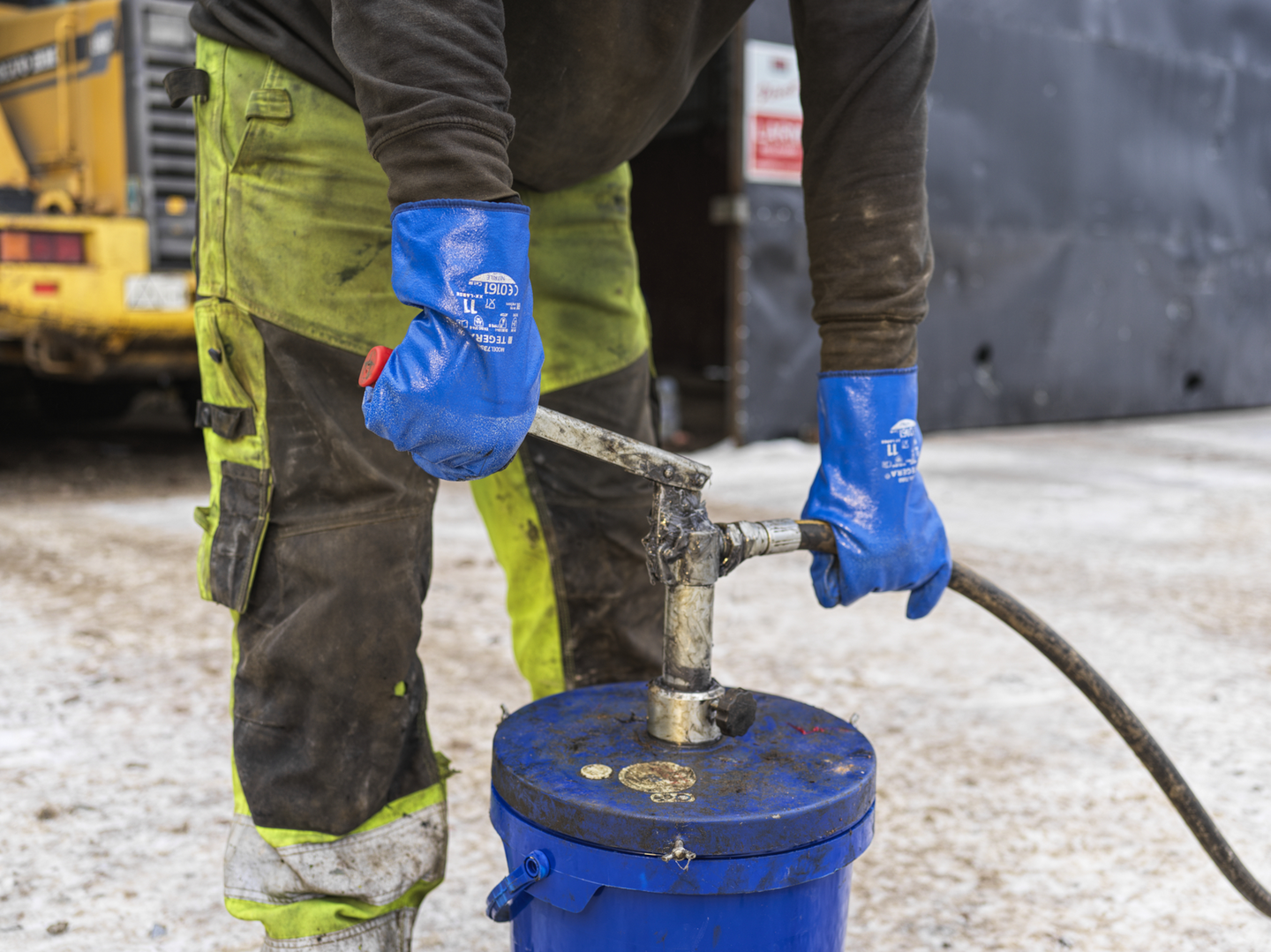 Kemikaalikäsineet TEGERA 7350 nitriili