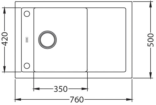 Keittiöallas Alveus Formic 30 Steel Komposiitti