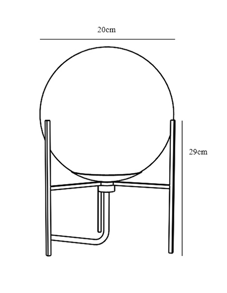 Pöytävalaisin Nordlux Alton E14 musta