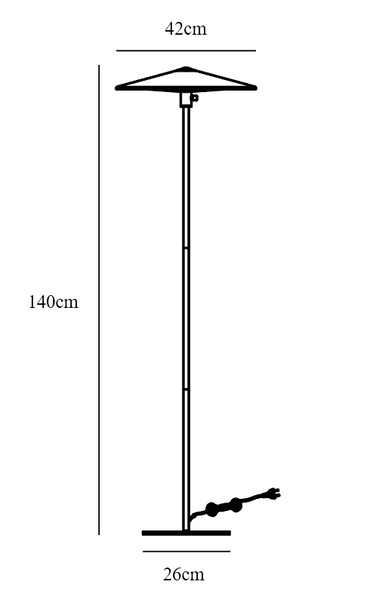 Lattiavalaisin Nordlux Balance 17,5W 1700lm 2700K musta