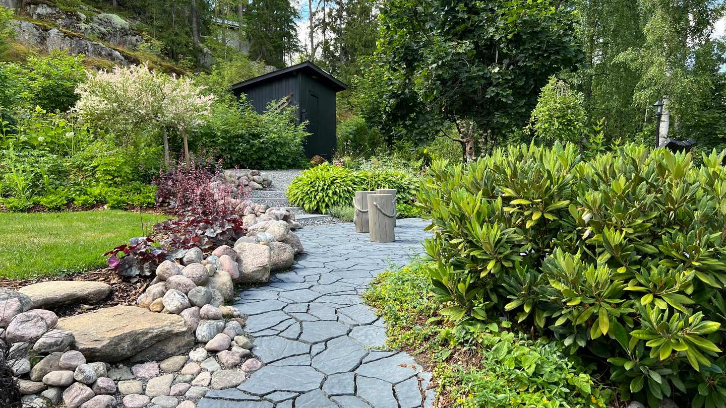 Luotokivi Rudus 80mm hiili 18kpl/m²