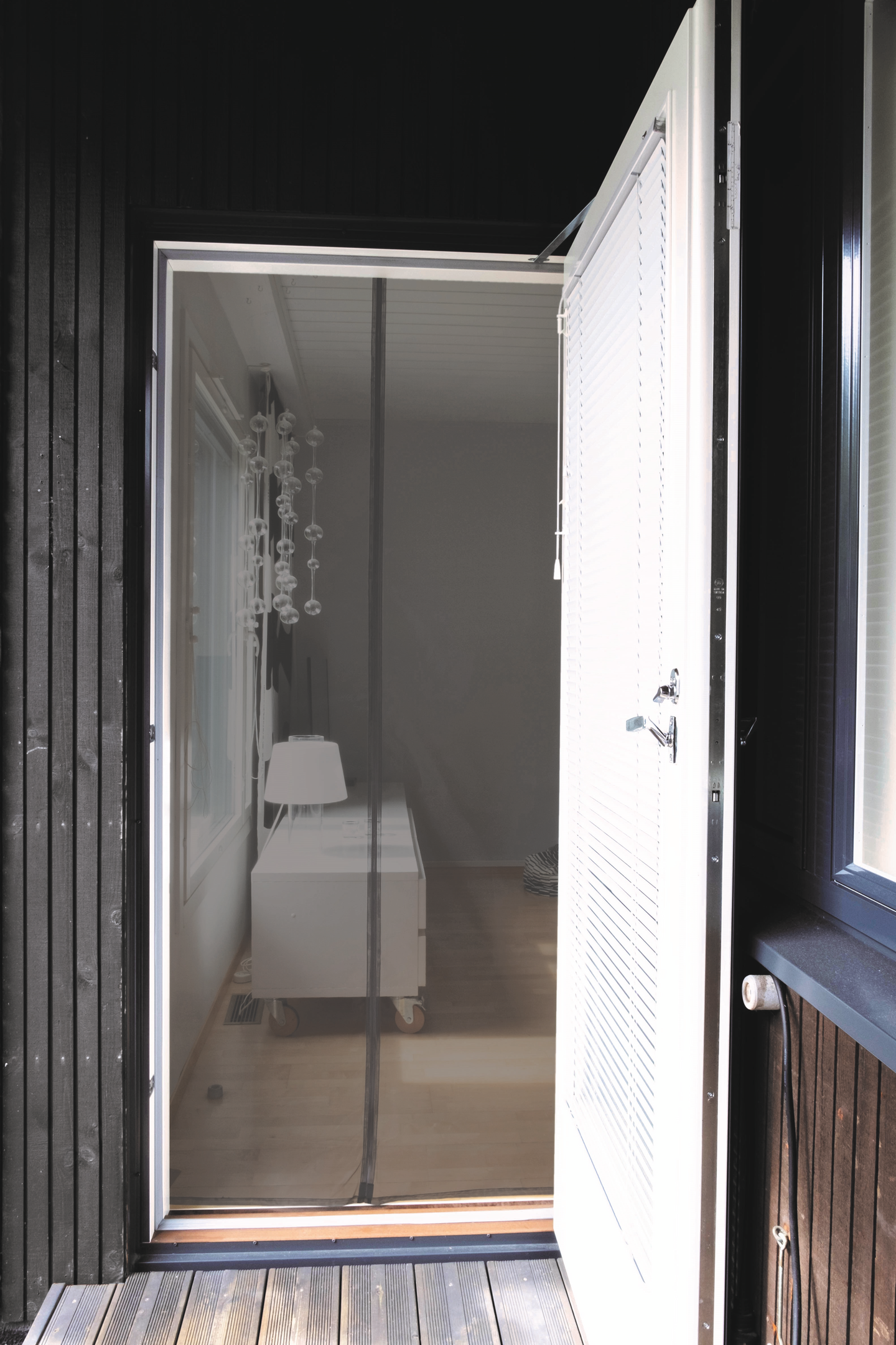 Magneettioviverho Ötökkä harmaa