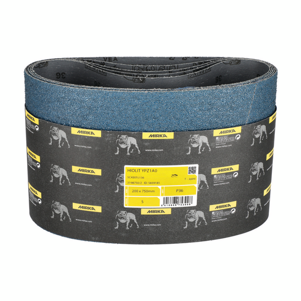 Hiomanauha Mirka Hiolit YPZ1A0 200x750mm P36 T-liitos 5kpl