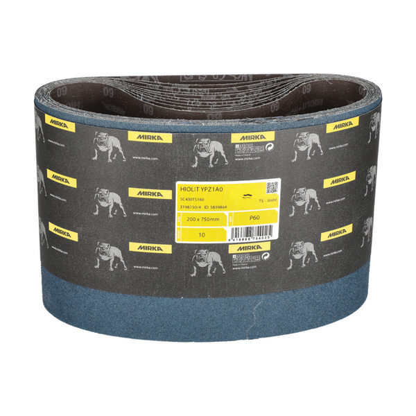 Hiomanauha Mirka Hiolit YPZ1A0 200x750mm P60 TS-liitos 10kpl