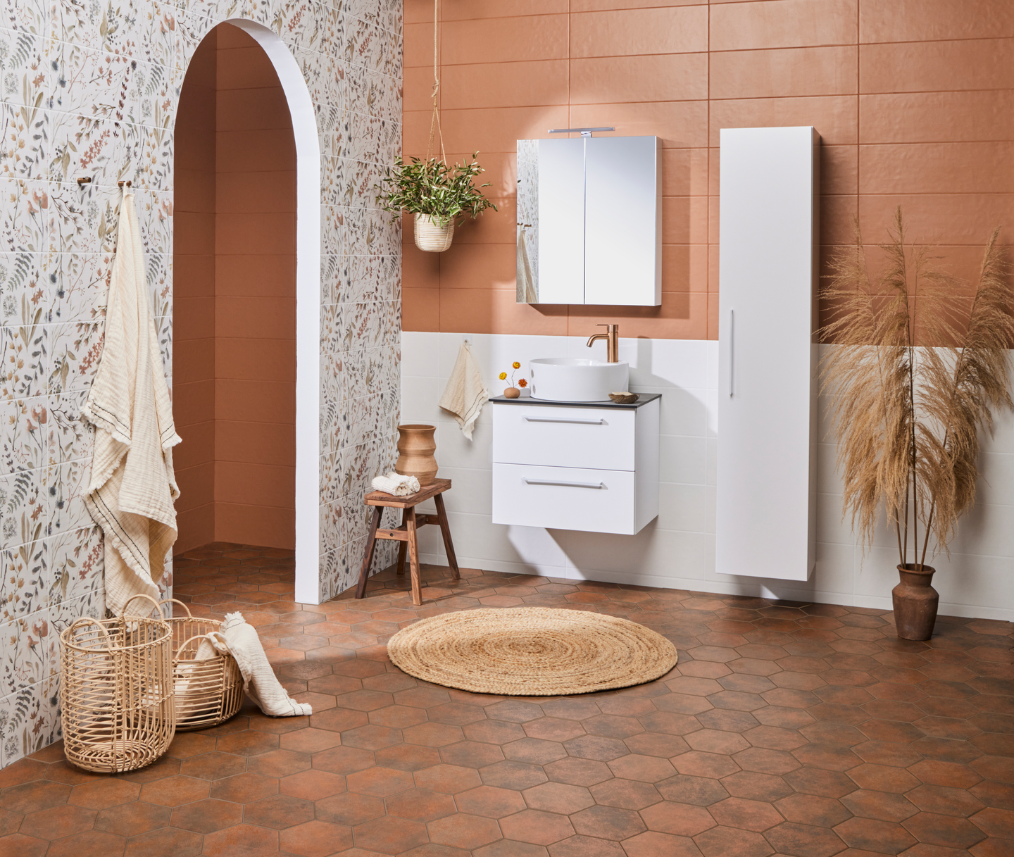 Allastaso HPL Cello Wave Plus L100 S46cm vaaleanharmaa