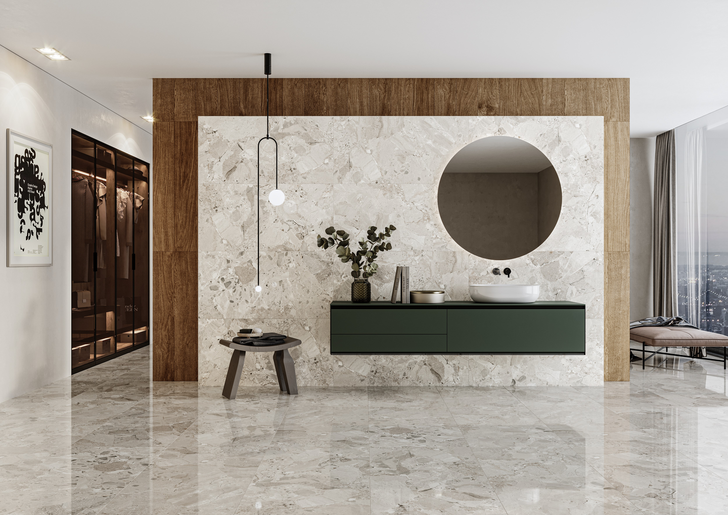 Lattialaatta Cello Ceppo De Seville 60x120 valkoinen matta 1,44m²