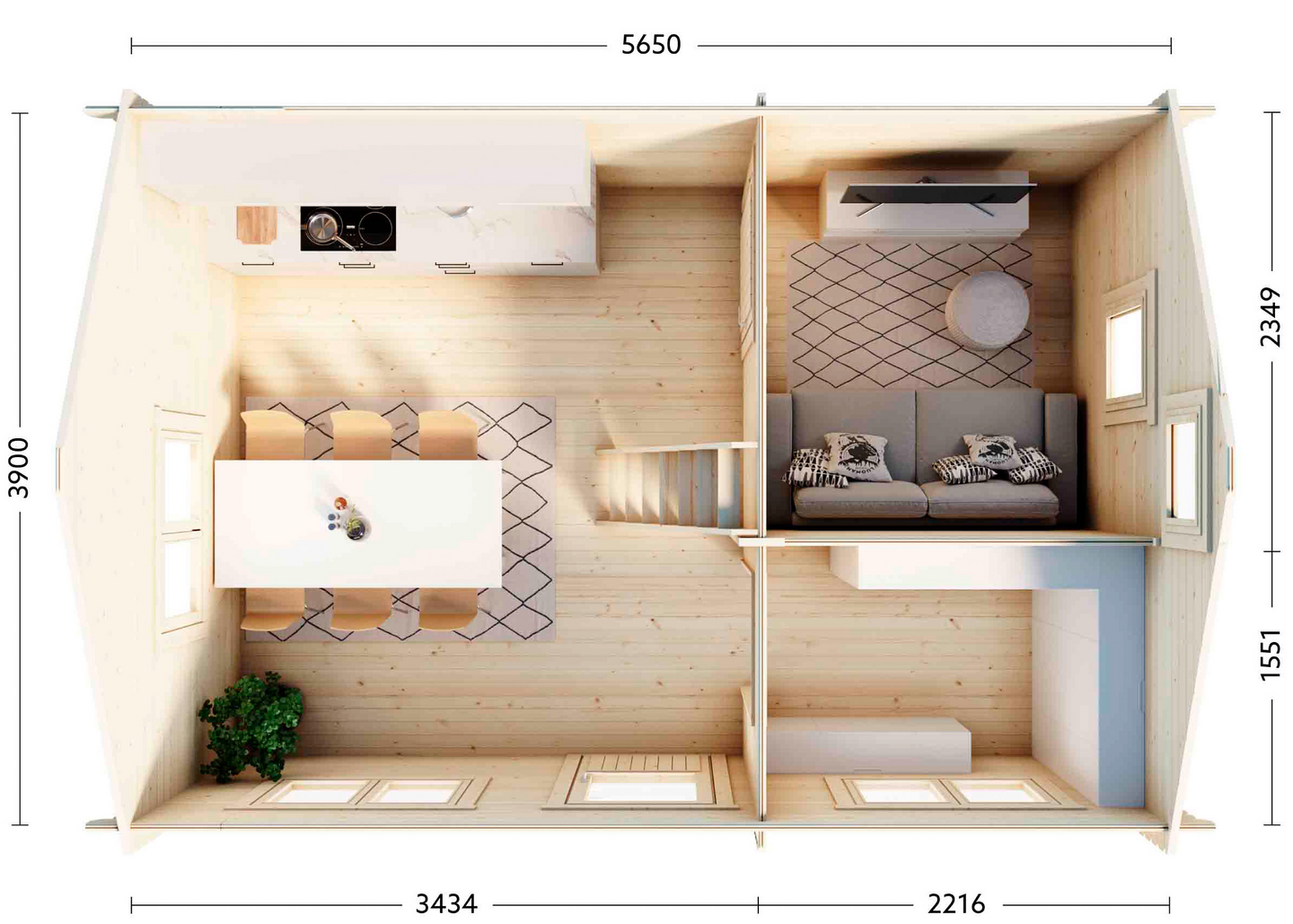 Mökki Lillevilla Paasvesi 22,0m²