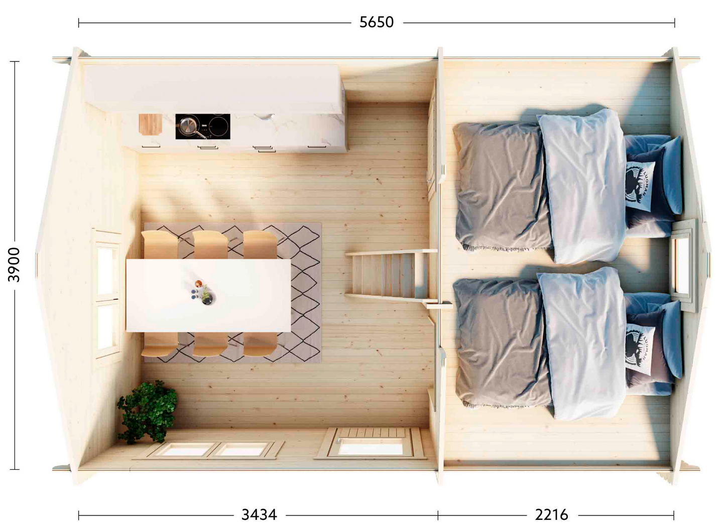Mökki Lillevilla Paasvesi 22,0m²
