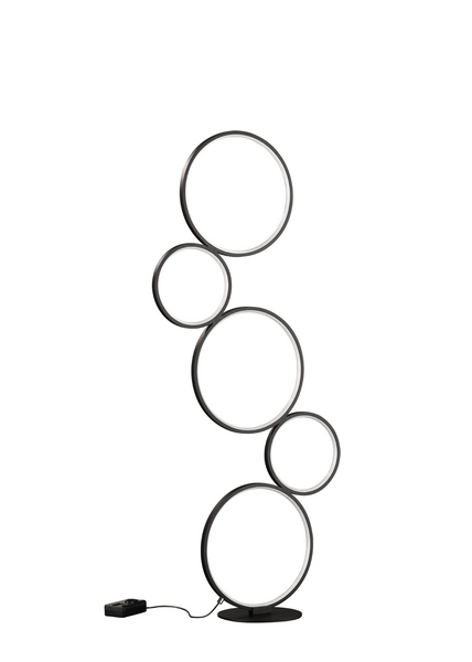 Lattiavalaisin TRIO Rondo Led 4700Lm Mattamusta