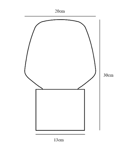 Pöytävalaisin Nordlux Christina E27 harmaa