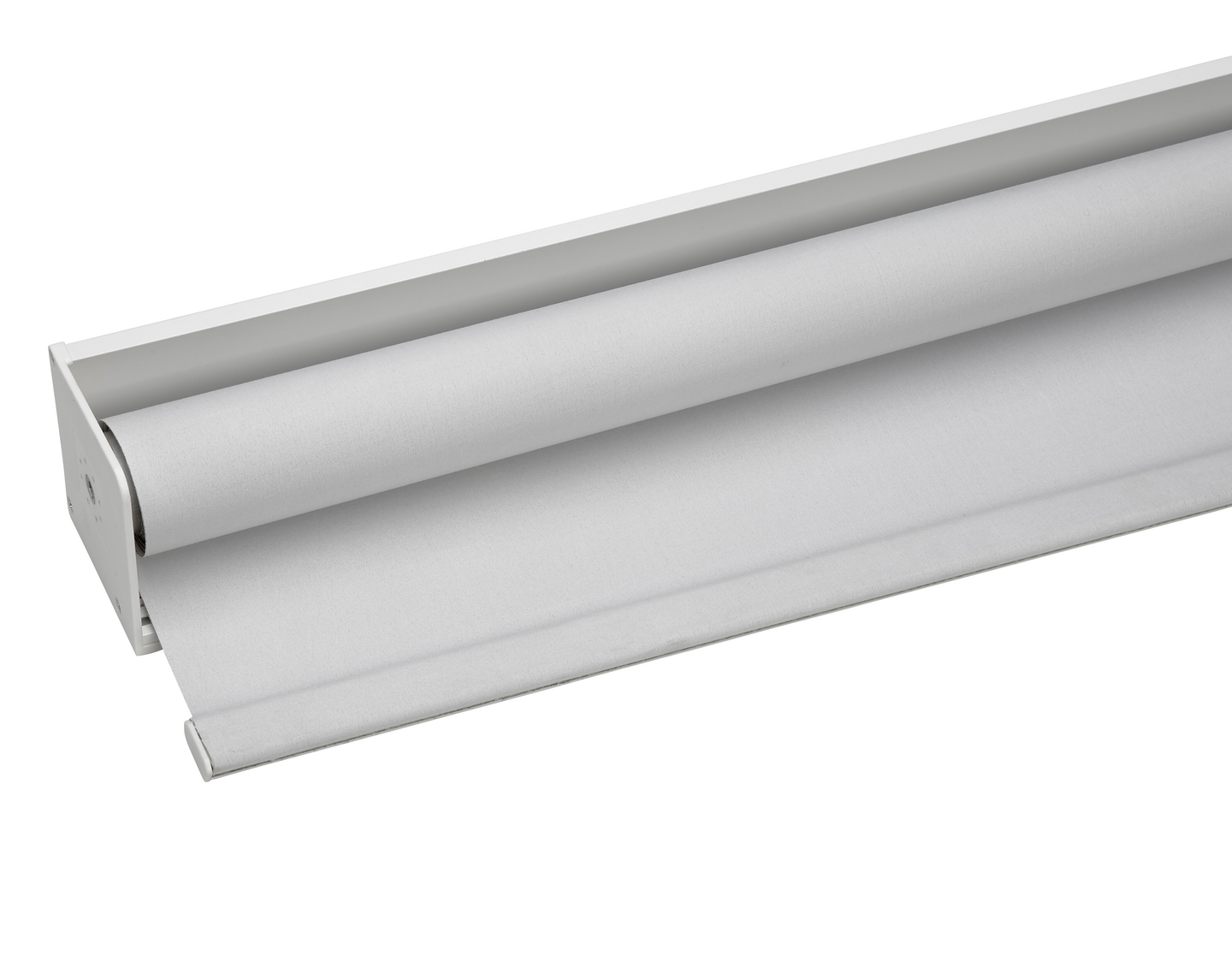 Koteloitu pimentävä rullakaihdin Cello 160x195 valkoinen