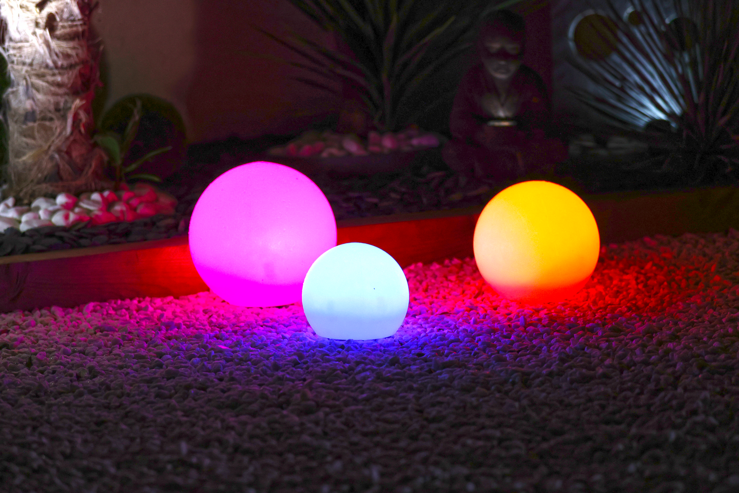 Valaisin aurinkokennolla suihkulähteisiin MultiBright SolarFloat 20 Led