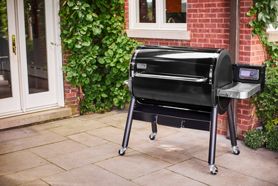SMOKEFIRE WEBER EX6 GBS SVART, TRÄPELLETSGRILL