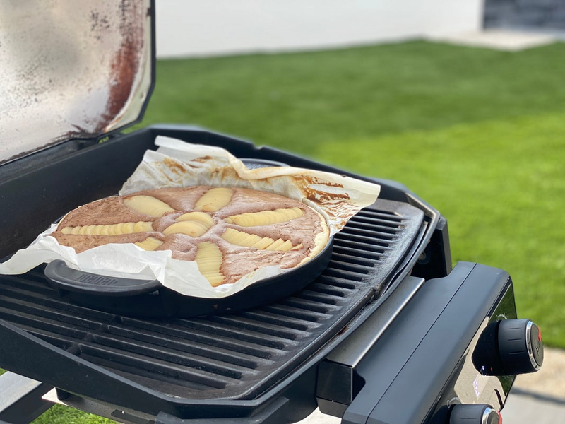 Paistolevy Weber GBS valurautaa